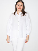 Skjorte med pufærmer